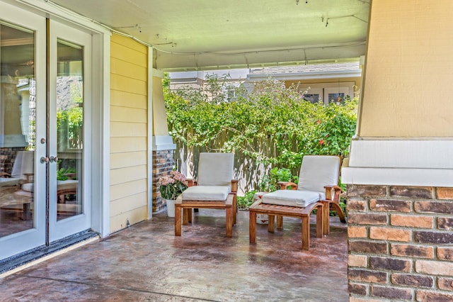 5049 Via Lara Ln, Santa Barbara, CA 93111 - view of patio / terrace with french doors