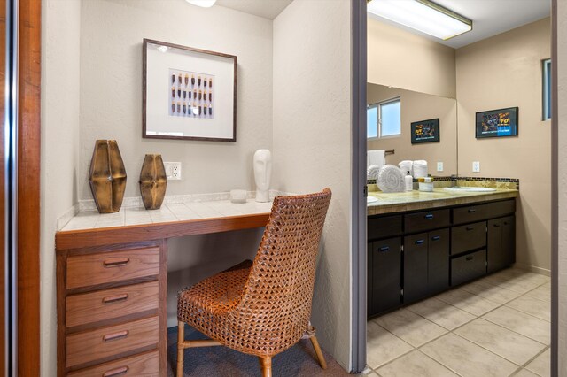 840 Cheltenham Rd, Santa Barbara, CA 93105 - bathroom featuring vanity and tile patterned floors