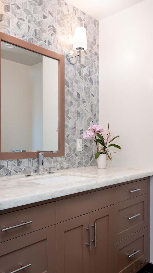 1311 Meadowvale Rd, Santa Ynez, CA 93460 - bathroom with vanity and backsplash