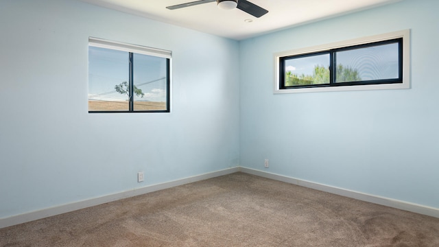 1311 Meadowvale Rd, Santa Ynez, CA 93460 - carpeted empty room with ceiling fan and baseboards