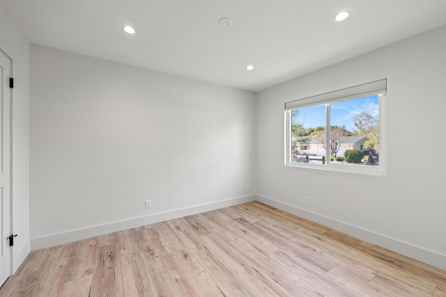246 3rd St, Solvang, CA 93463 - spare room with light wood-style floors, recessed lighting, and baseboards