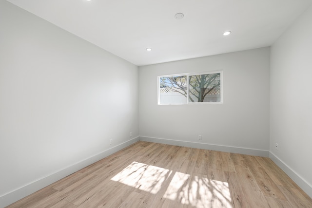 246 3rd St, Solvang, CA 93463 - unfurnished room featuring light wood-type flooring, baseboards, and recessed lighting