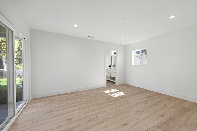 246 3rd St, Solvang, CA 93463 - unfurnished room with light wood-style floors, baseboards, and recessed lighting