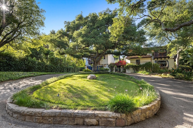 725 Ashley Rd, Montecito, CA 93108 - view of front facade featuring a front yard and stucco siding