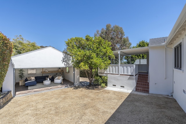 510 Miramonte Dr, Santa Barbara, CA 93109 - view of yard with an outdoor living space and a patio area