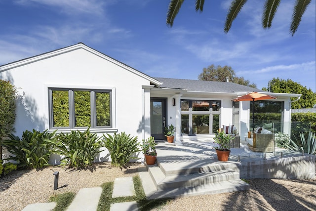 510 Miramonte Dr, Santa Barbara, CA 93109 - view of front of property with stucco siding