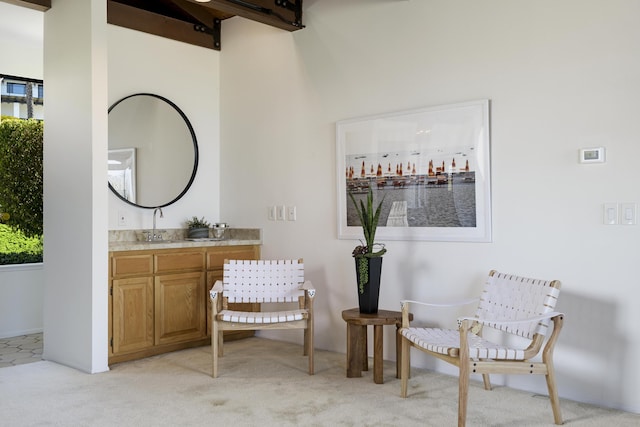 1649 Miramesa Dr, Santa Barbara, CA 93109 - sitting room with plenty of natural light and light colored carpet