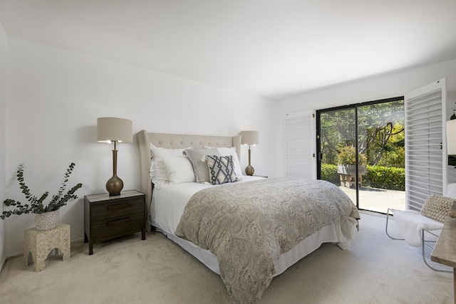 1649 Miramesa Dr, Santa Barbara, CA 93109 - bedroom with light colored carpet and access to exterior