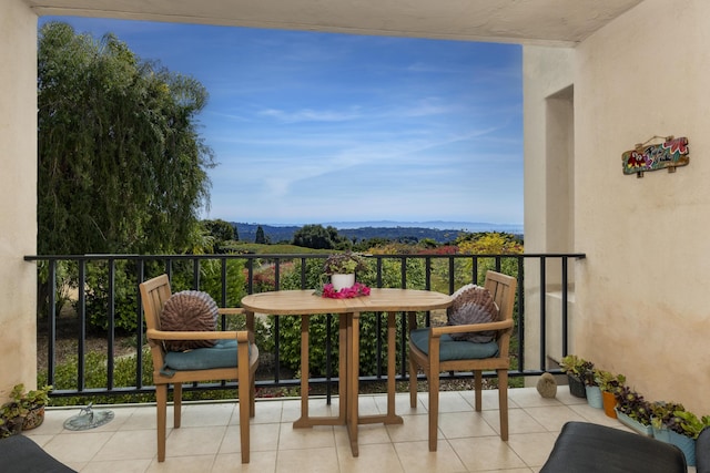 4477 Shadow Hills Blvd Unit A, Santa Barbara, CA 93105 - balcony featuring a mountain view