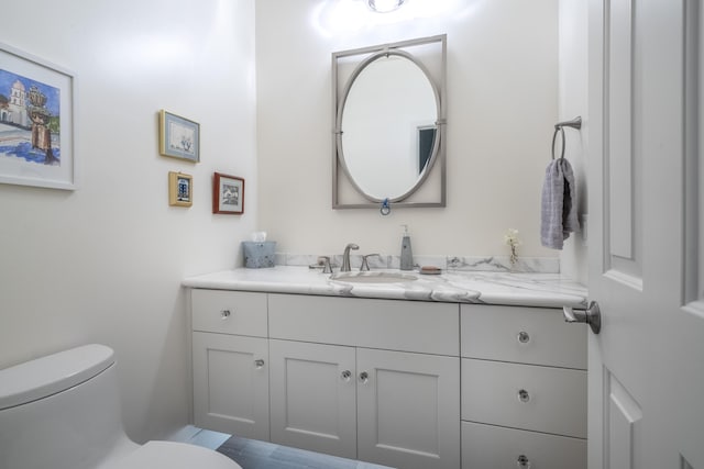 4477 Shadow Hills Blvd Unit A, Santa Barbara, CA 93105 - half bath with toilet and vanity