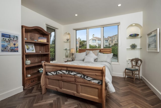 4477 Shadow Hills Blvd Unit A, Santa Barbara, CA 93105 - bedroom with baseboards and recessed lighting