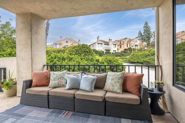 4477 Shadow Hills Blvd Unit A, Santa Barbara, CA 93105 - balcony with outdoor lounge area