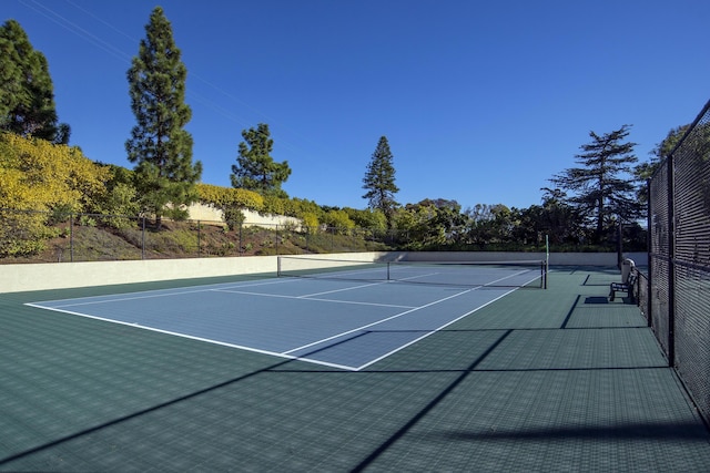 4477 Shadow Hills Blvd Unit A, Santa Barbara, CA 93105 - view of tennis court featuring community basketball court