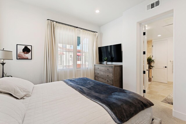 3736 State St Unit 109, Santa Barbara, CA 93105 - carpeted bedroom featuring recessed lighting
