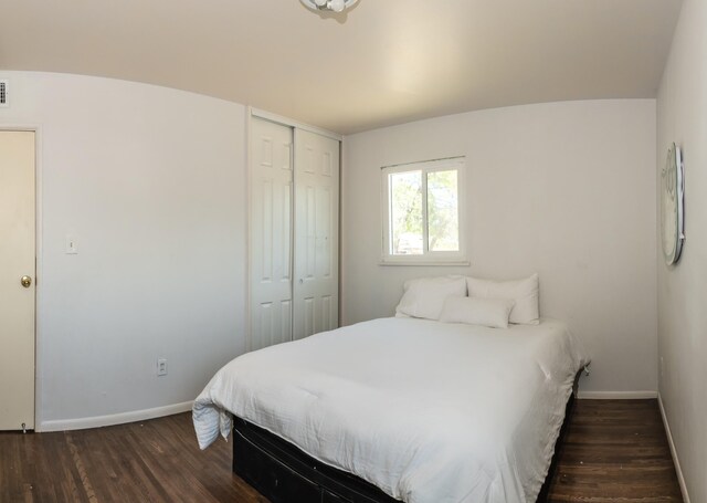 4810 Cebrian Ave, New Cuyama, CA 93254 - bedroom with wood finished floors and a closet