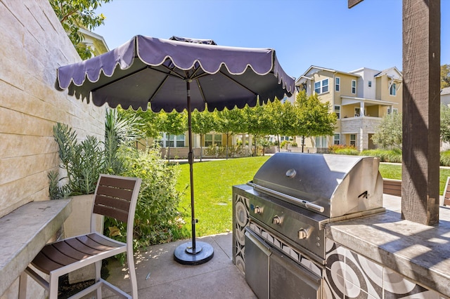 5696 Surfrider Way Unit 101, Goleta, CA 93117 - view of patio / terrace featuring grilling area
