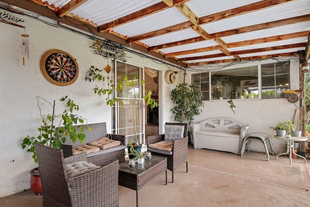 5671 Cathedral Oaks Rd, Goleta, CA 93117 - sunroom / solarium featuring an outdoor living space