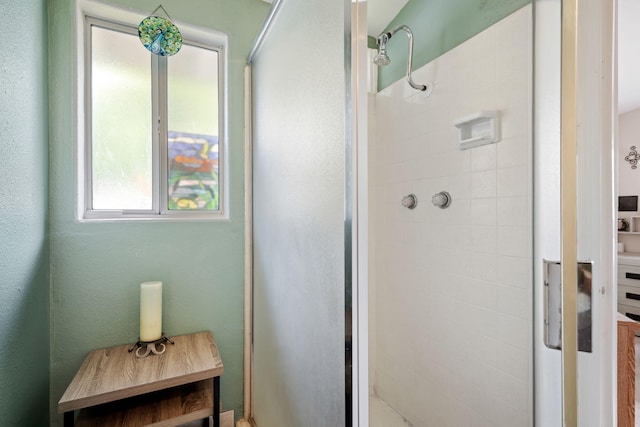 5671 Cathedral Oaks Rd, Goleta, CA 93117 - full bathroom with a stall shower