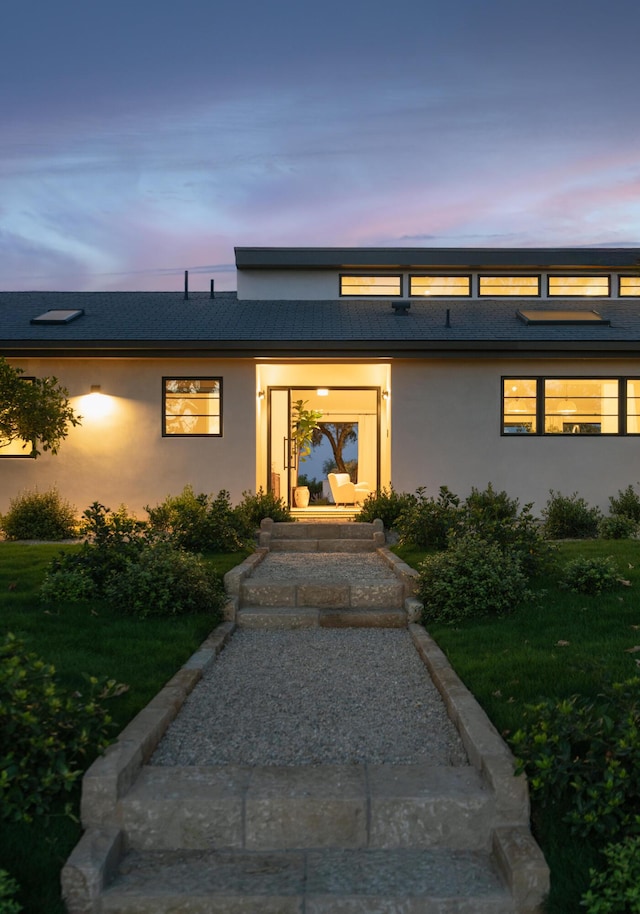99 Sierra Vista Rd, Santa Barbara, CA 93108 - doorway to property with stucco siding