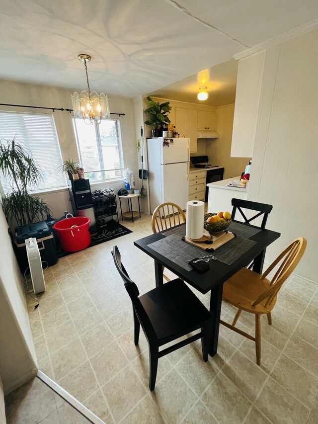 459 Linfield Pl, Goleta, CA 93117 - dining space with a chandelier