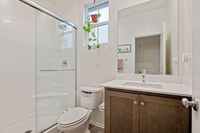 1926 Pump House Ln, Santa Paula, CA 93060 - full bath featuring a shower stall, vanity, and toilet