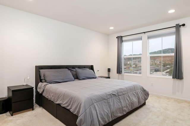 1926 Pump House Ln, Santa Paula, CA 93060 - bedroom featuring light carpet, recessed lighting, and baseboards