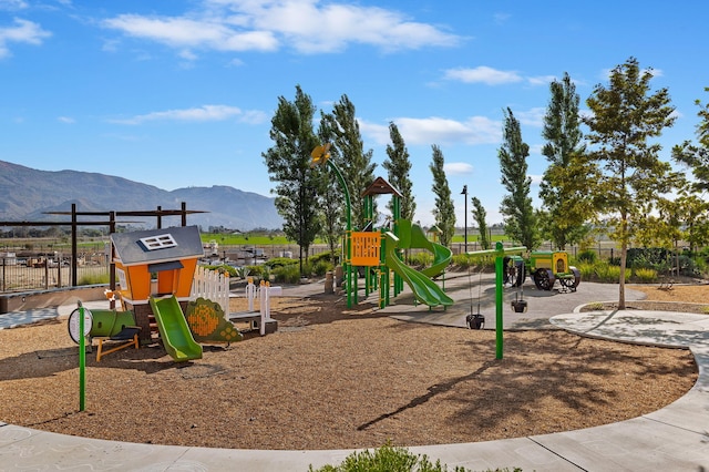 1926 Pump House Ln, Santa Paula, CA 93060 - communal playground with a mountain view