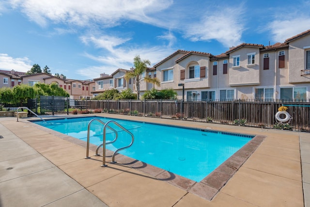 598 Poppyfield Pl, Goleta, CA 93117 - community pool with a residential view and a patio