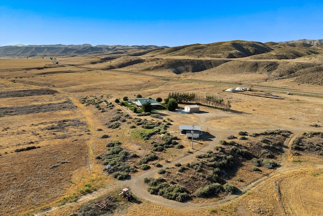 13750 Cuyama Hwy, Cuyama, CA 93461 - aerial view of property and surrounding area featuring rural landscape and mountains