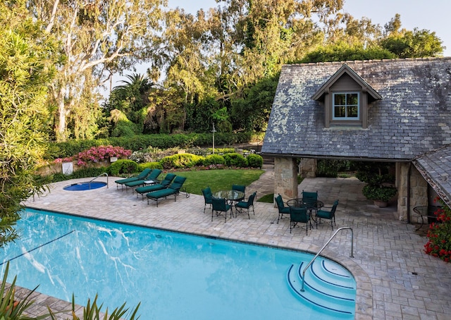 1479 Bonnymede Dr, Santa Barbara, CA 93108 - swimming pool with a patio area