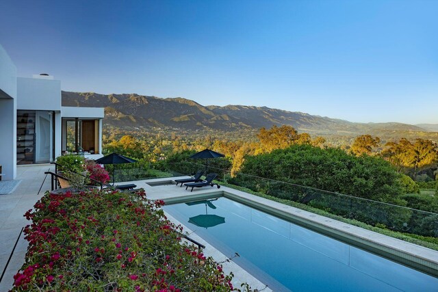 356 Woodley Rd, Montecito, CA 93108 - view of yard with a mountain view