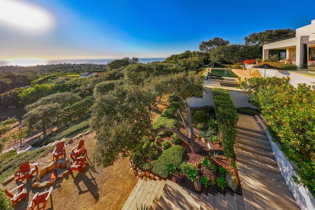 356 Woodley Rd, Montecito, CA 93108 - view of yard