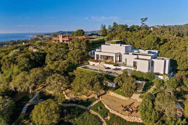356 Woodley Rd, Montecito, CA 93108 - aerial view of property and surrounding area