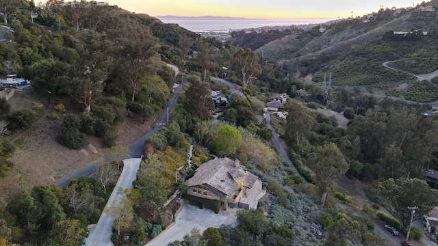 62 Canon View Rd, Montecito, CA 93108 - aerial overview of property's location featuring a mountain backdrop