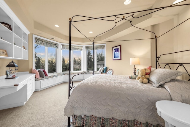 11719 SE Solomon Ct, Happy Valley, OR 97086 - bedroom featuring light colored carpet, recessed lighting, and multiple windows