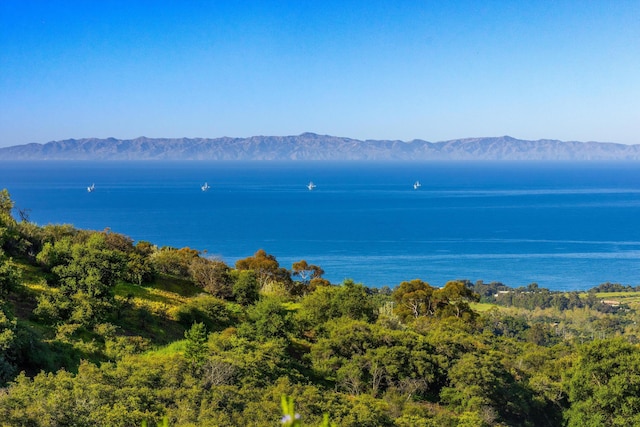 892 Toro Canyon Rd, Montecito, CA 93108 - water view with a mountainous background