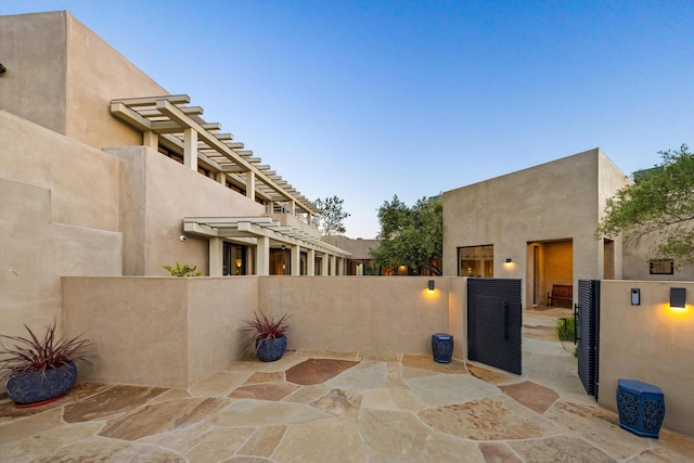 892 Toro Canyon Rd, Montecito, CA 93108 - view of patio / terrace with a pergola