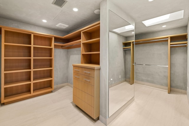 892 Toro Canyon Rd, Montecito, CA 93108 - spacious closet with a skylight