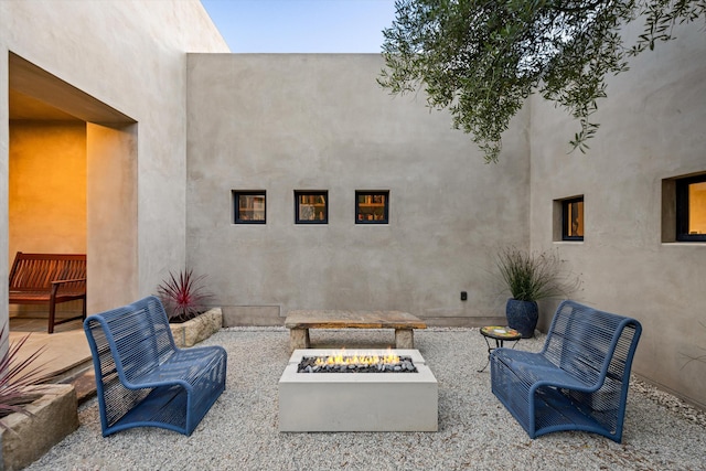 892 Toro Canyon Rd, Montecito, CA 93108 - view of patio / terrace with a fire pit