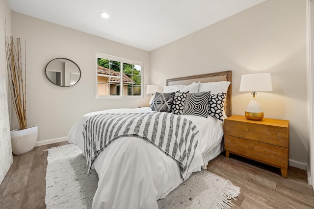 7134 Phelps Rd, Goleta, CA 93117 - bedroom featuring wood finished floors, baseboards, and recessed lighting