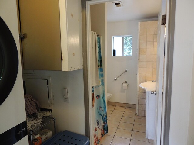 1307 San Andres St, Santa Barbara, CA 93101 - bathroom featuring tile patterned floors and vanity