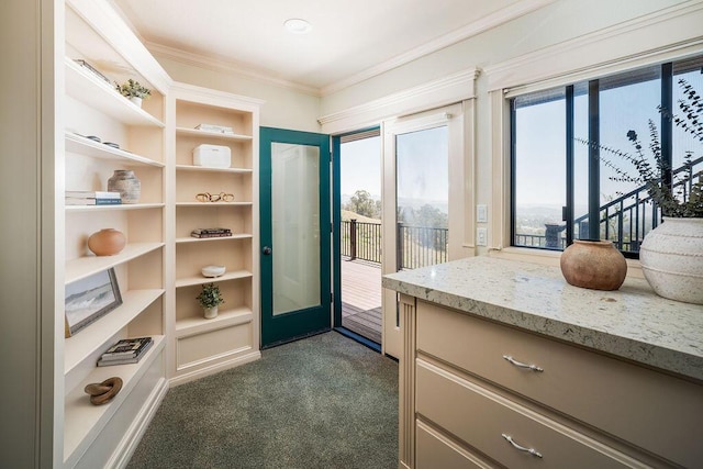 1110 Deer Canyon Rd, Arroyo Grande, CA 93420 - walk in closet featuring dark colored carpet