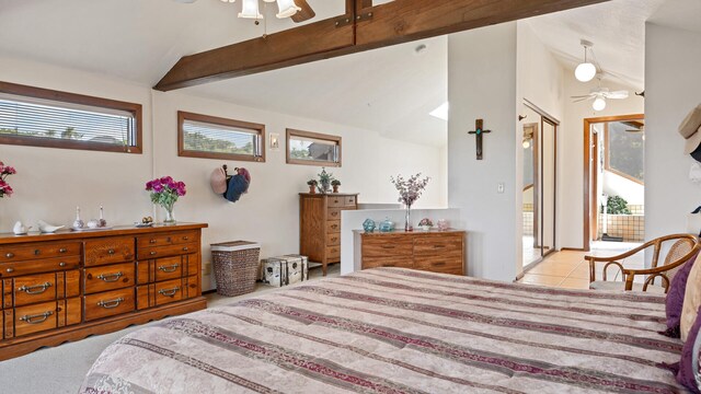1010 Portesuello Ave, Santa Barbara, CA 93105 - bedroom with vaulted ceiling