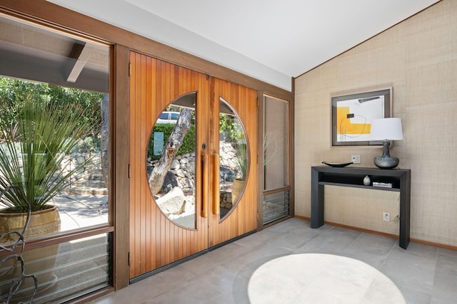 2031 Cielito Ln, Santa Barbara, CA 93105 - entrance foyer featuring lofted ceiling