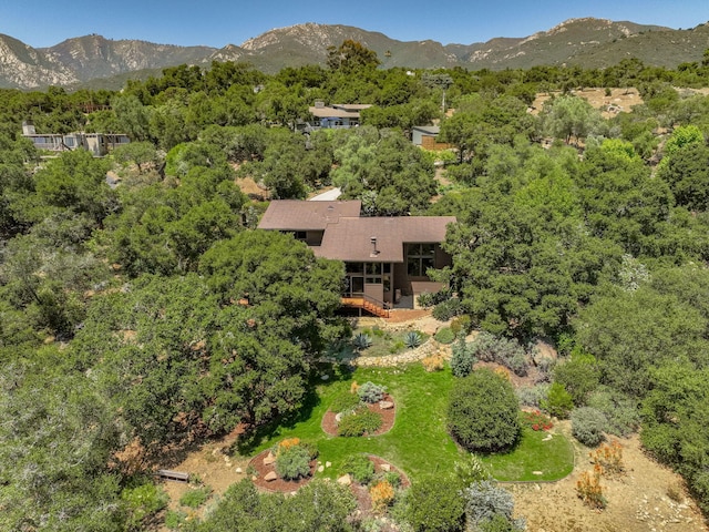 2031 Cielito Ln, Santa Barbara, CA 93105 - view of subject property featuring mountains and a heavily wooded area