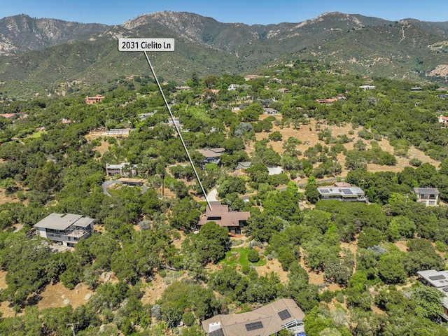 2031 Cielito Ln, Santa Barbara, CA 93105 - aerial view of a mountain backdrop