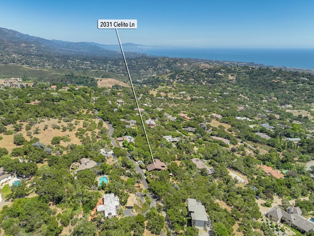 2031 Cielito Ln, Santa Barbara, CA 93105 - aerial view of mountains