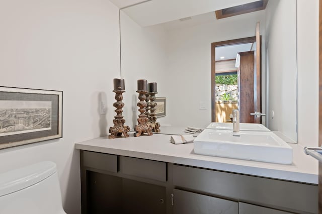 2031 Cielito Ln, Santa Barbara, CA 93105 - bathroom with vanity and toilet