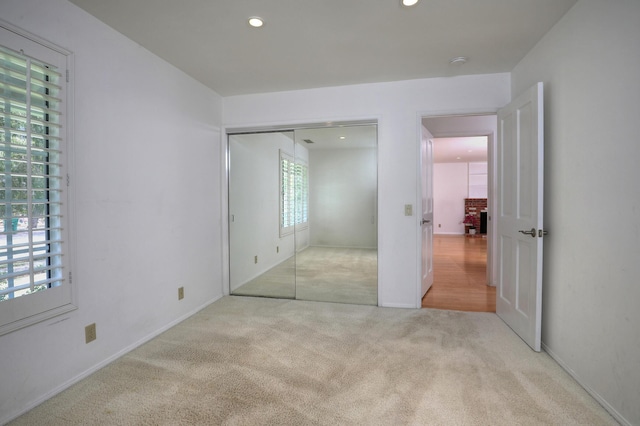 6231 Covington Way, Goleta, CA 93117 - unfurnished bedroom with carpet floors, recessed lighting, a closet, and baseboards