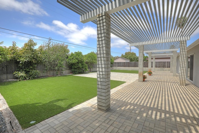 6231 Covington Way, Goleta, CA 93117 - view of patio featuring a pergola